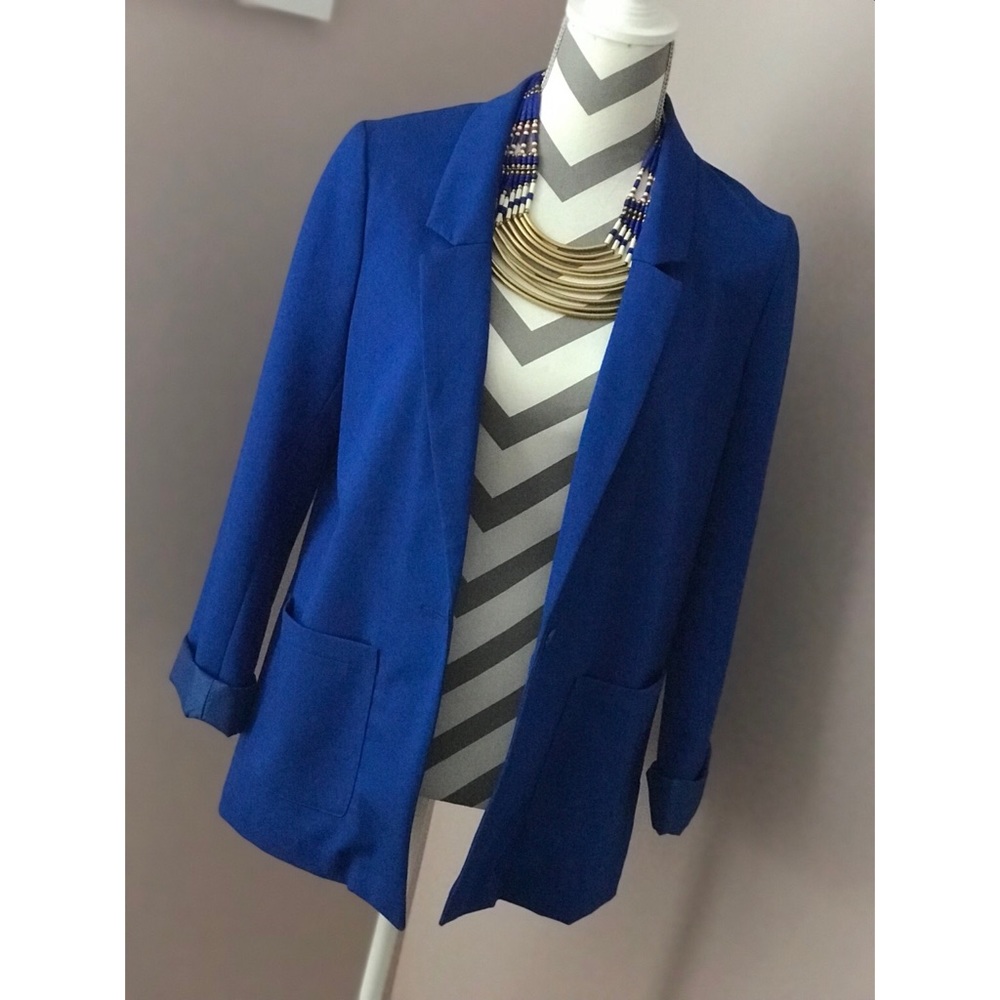 Royal blue blazer
